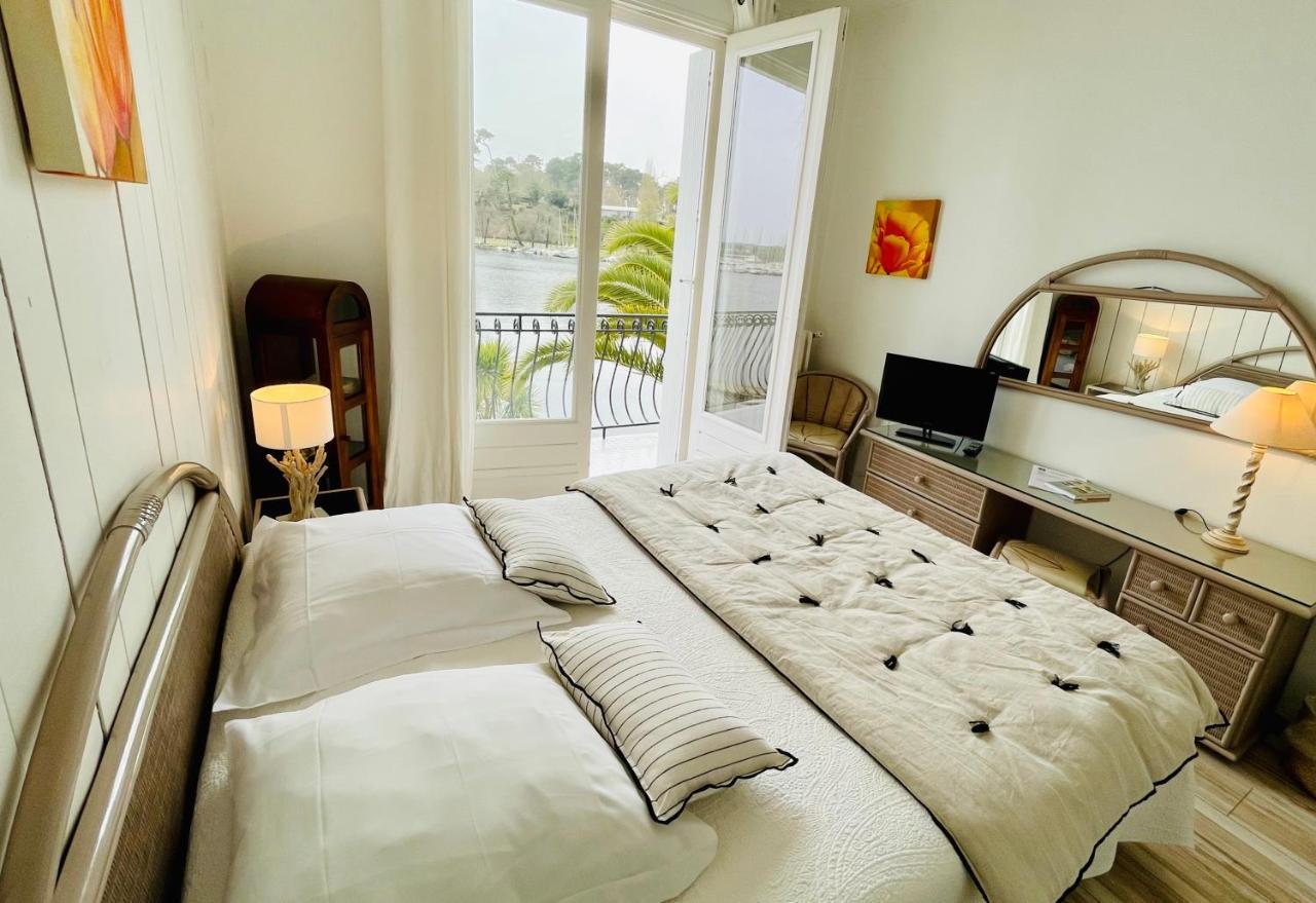 La Caravelle Logis Hotel Biscarrosse Bagian luar foto