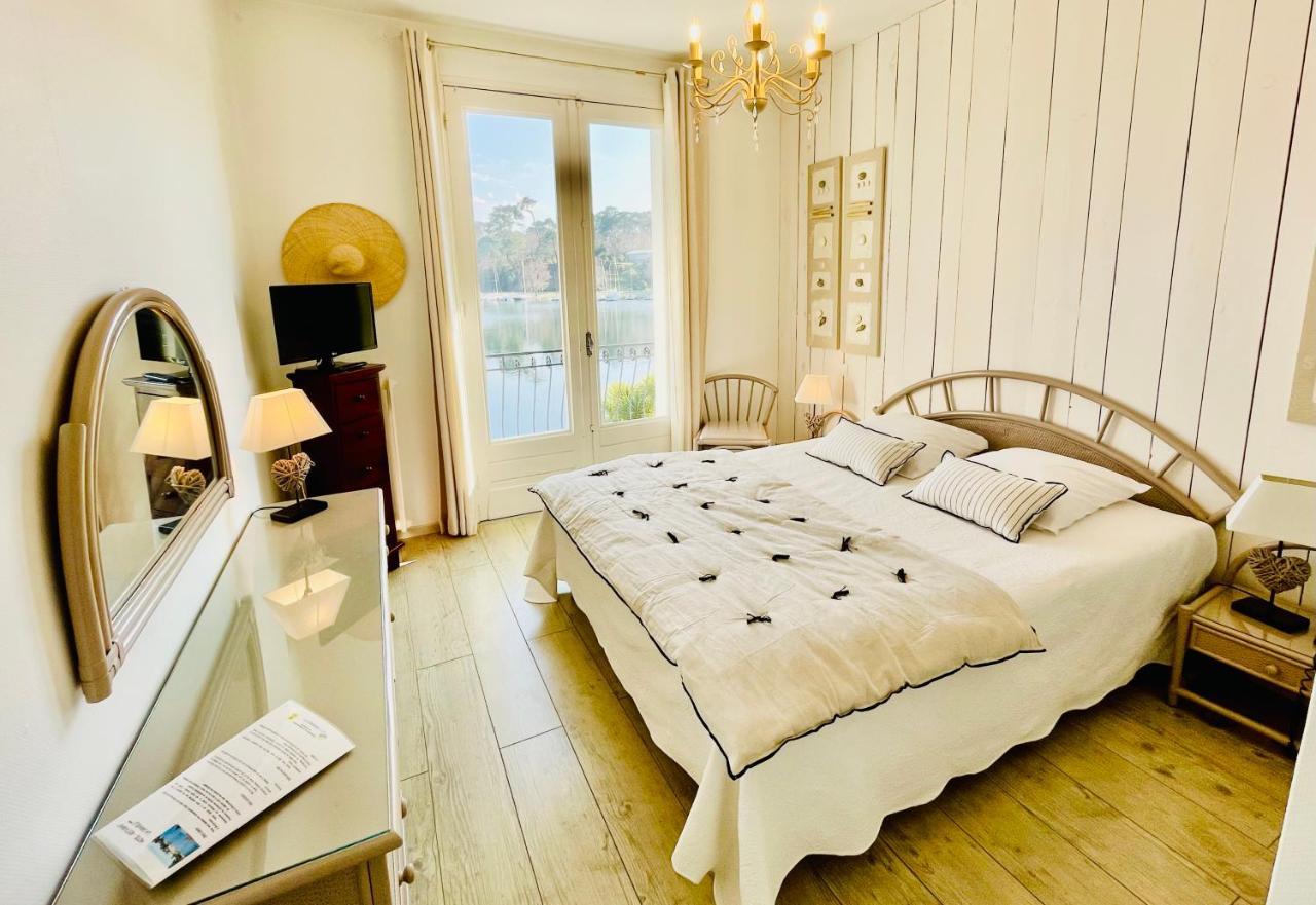La Caravelle Logis Hotel Biscarrosse Bagian luar foto